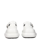 Weiße Slip-On Loafer aus Leder