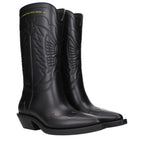 Black Cotton Boots