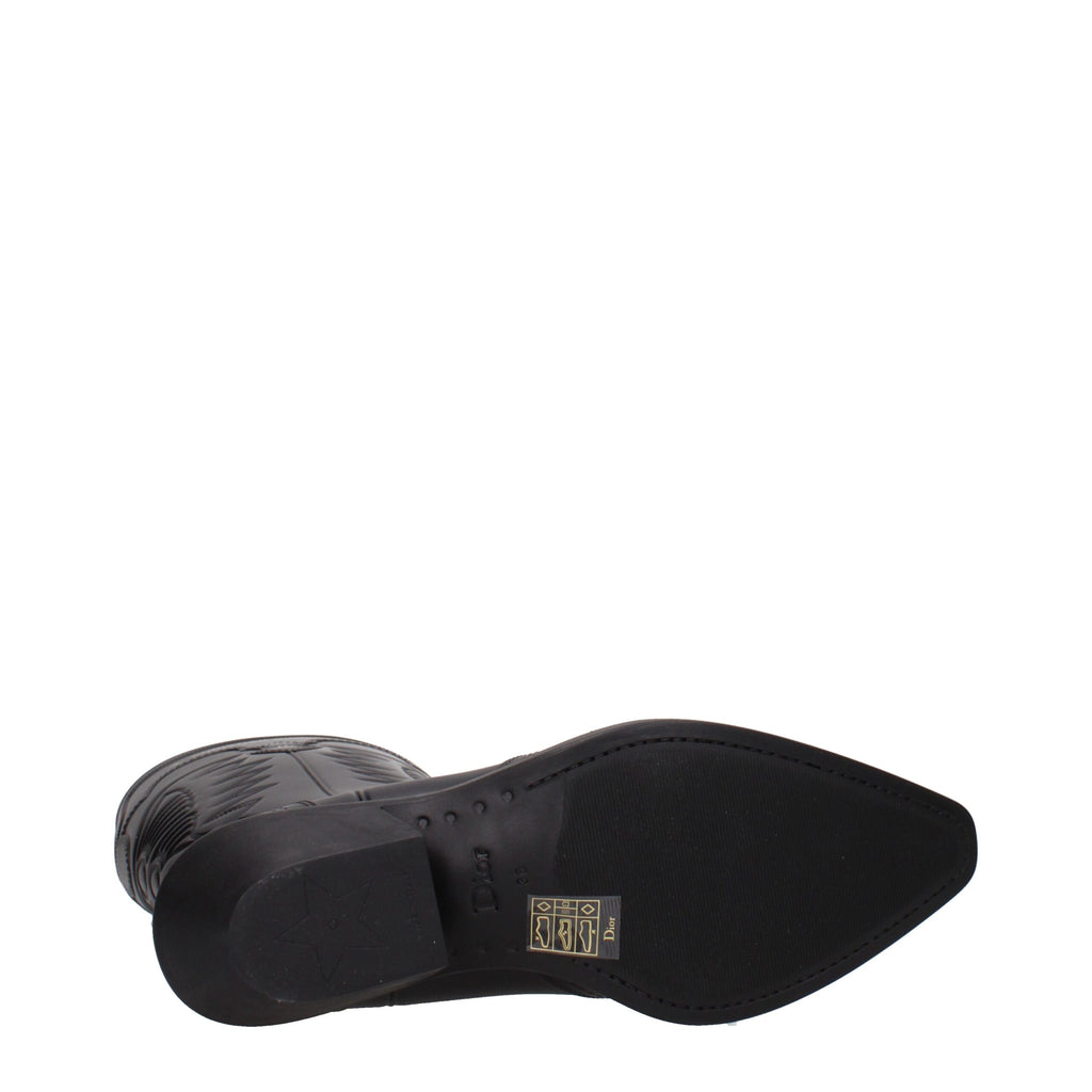 Black Cotton Boots