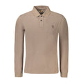 Braunes Baumwoll-Herren-Polohemd