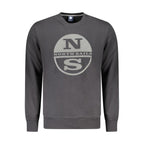 Herren-Sweatshirt aus schwarzer Baumwolle