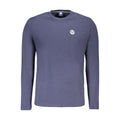 Blue Cotton Men's T-Shirt