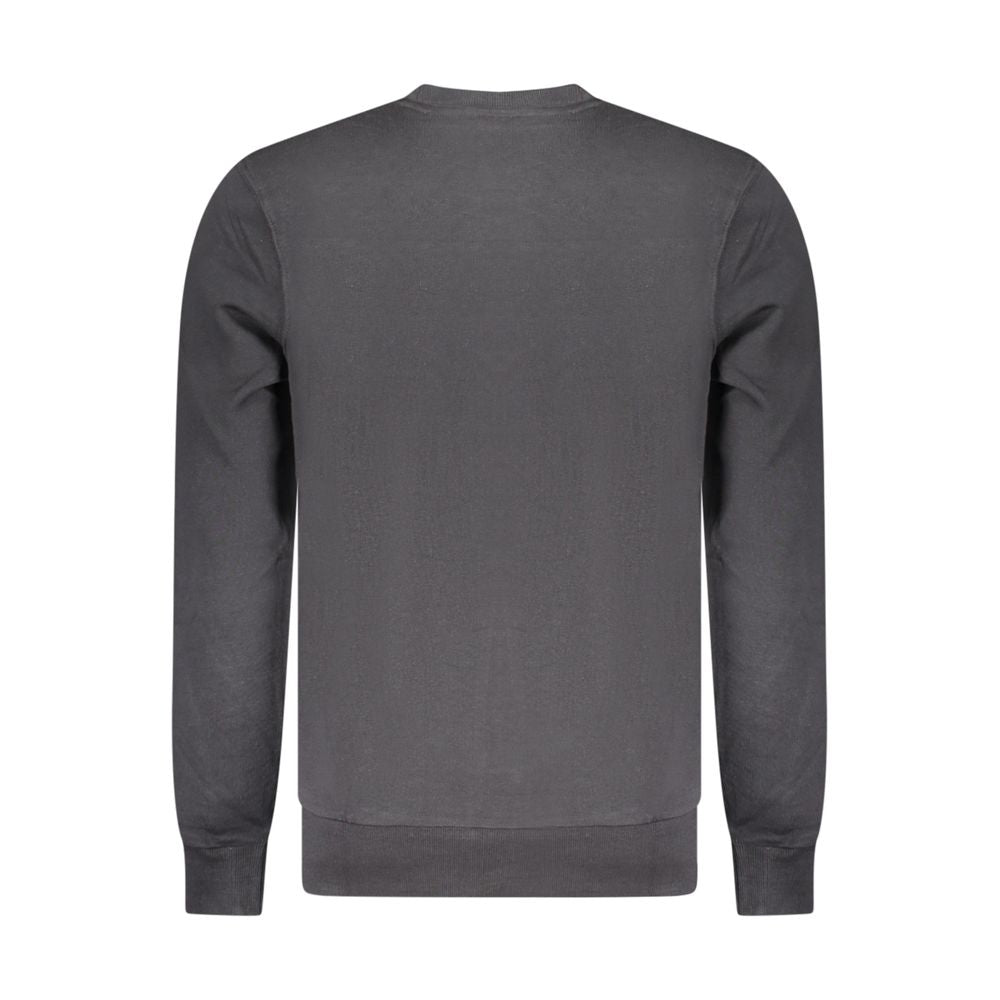 Herren-Sweatshirt aus schwarzer Baumwolle
