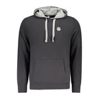 Schwarzes Herren-Sweatshirt aus Baumwolle