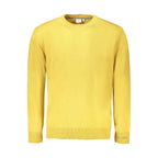 Gelber Baumwollpullover für Herren