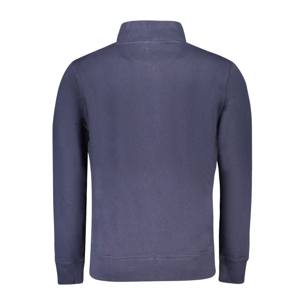 Blaues Herren-Sweatshirt aus Baumwolle