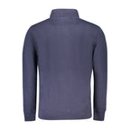 Blaues Herren-Sweatshirt aus Baumwolle
