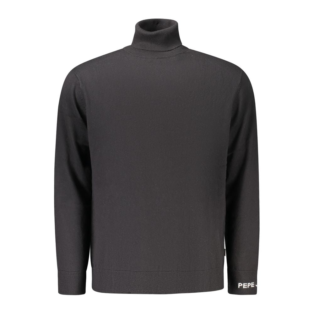 Herrenpullover aus Baumwolle in Schwarz