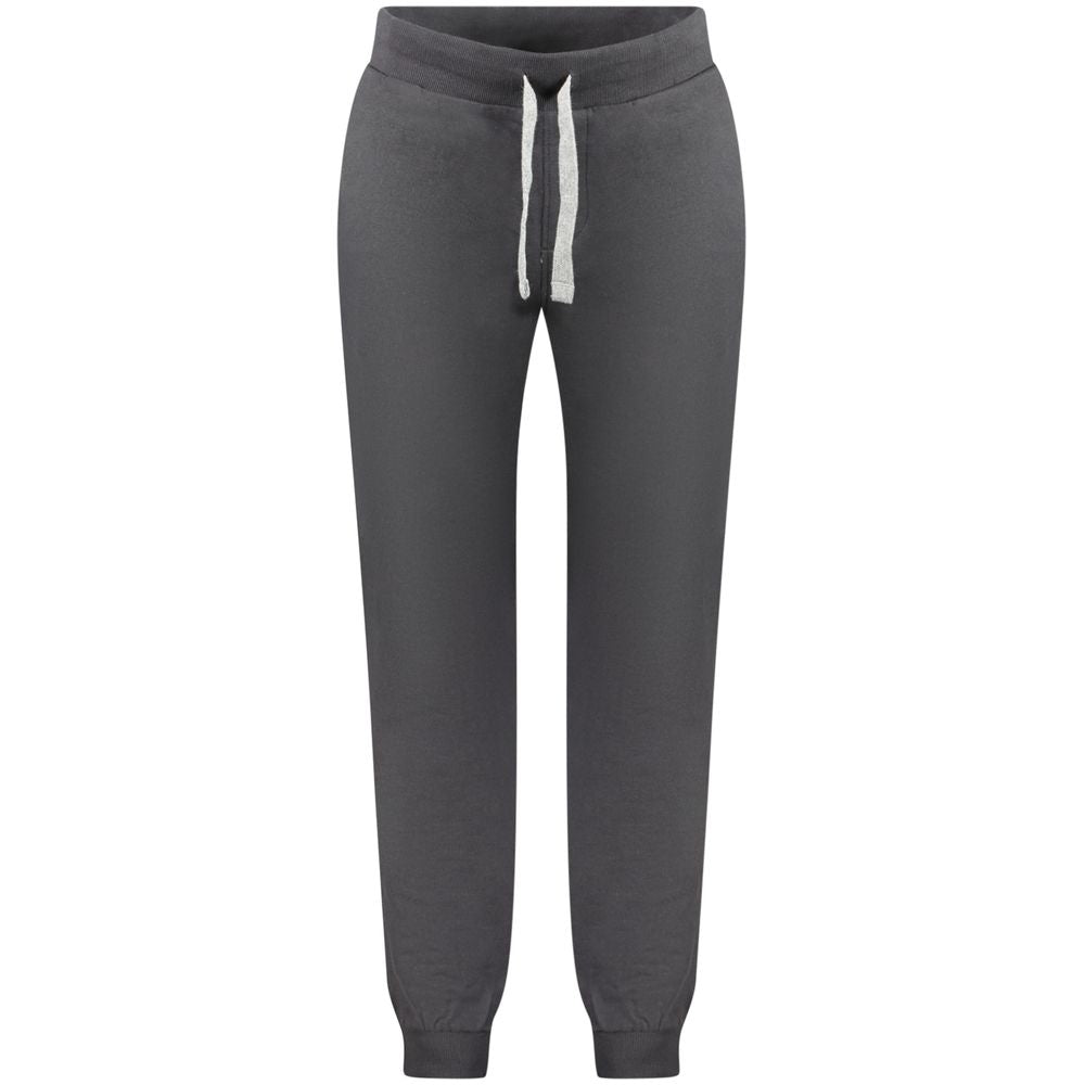 Schwarze Sport-Herrenhose aus Baumwolle