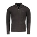 Black Acrylic Men Sweater