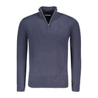 Blue Acrylic Men Sweater