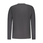 Black Cotton Men T-Shirt