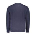 Blaues Herren-Sweatshirt aus Baumwolle