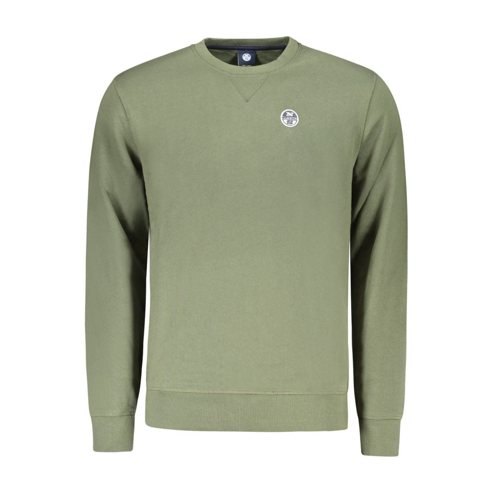 Green Cotton Men's Sweatshirt