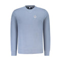 Blaues Baumwoll-Sweatshirt