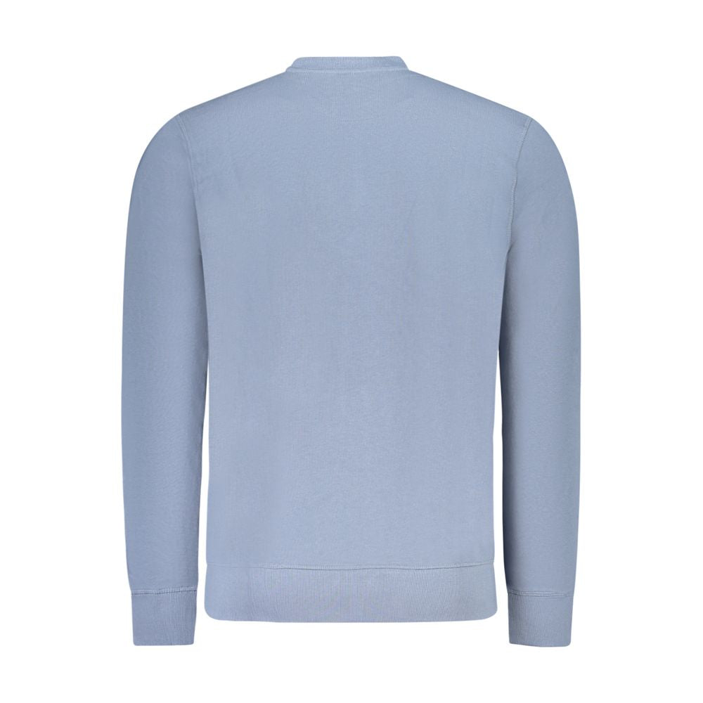 Blaues Baumwoll-Sweatshirt