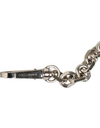Black Leather Pearl Chain Bag Accessory Shoulder Strap