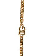 Schultergurt aus schwarzem Leder mit Goldkette für Taschenaccessoires