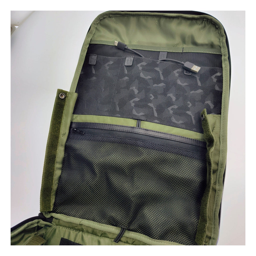 Gray Fabric Backpack
