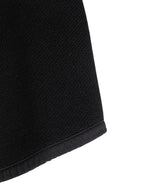 Black Lace Stole Knitted DG Logo Men One Size Scarf