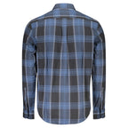 Blue Cotton Men's Shirt