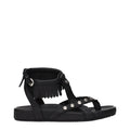 Sandals in Black Leather
