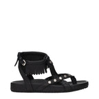 Sandals in Black Leather