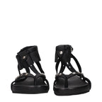 Sandals in Black Leather