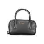 Schwarze Damenhandtasche aus Polyurethan