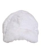 White Modacrylic Rapper Men Baseball Cap Hat