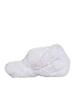 White Modacrylic Rapper Men Baseball Cap Hat