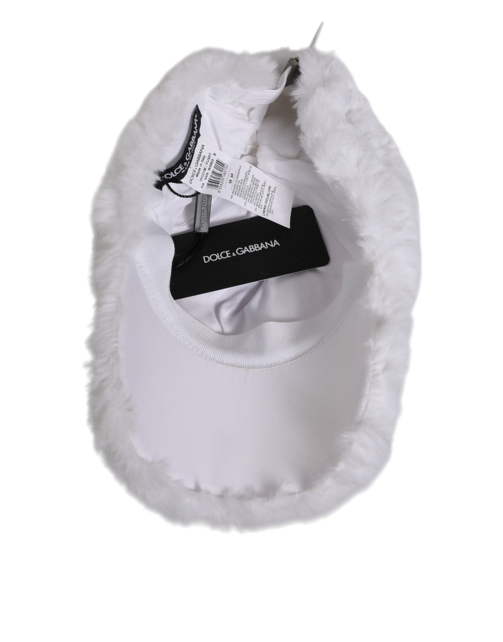 White Modacrylic Rapper Men Baseball Cap Hat