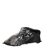 Black PVC Wide Brim Men Bucket Capello Hat