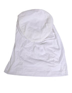 White Cotton DG Logo Plaque Baseball Balaclava Hat