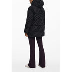 Black Polyester Women Jacket