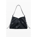 Nero Polyurethane Women Shoulder Bag