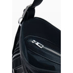 Nero Polyurethane Women Shoulder Bag