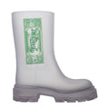 Stivaletti alla caviglia in PVC trasparente