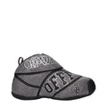 Schwarze Baumwoll-Sneaker