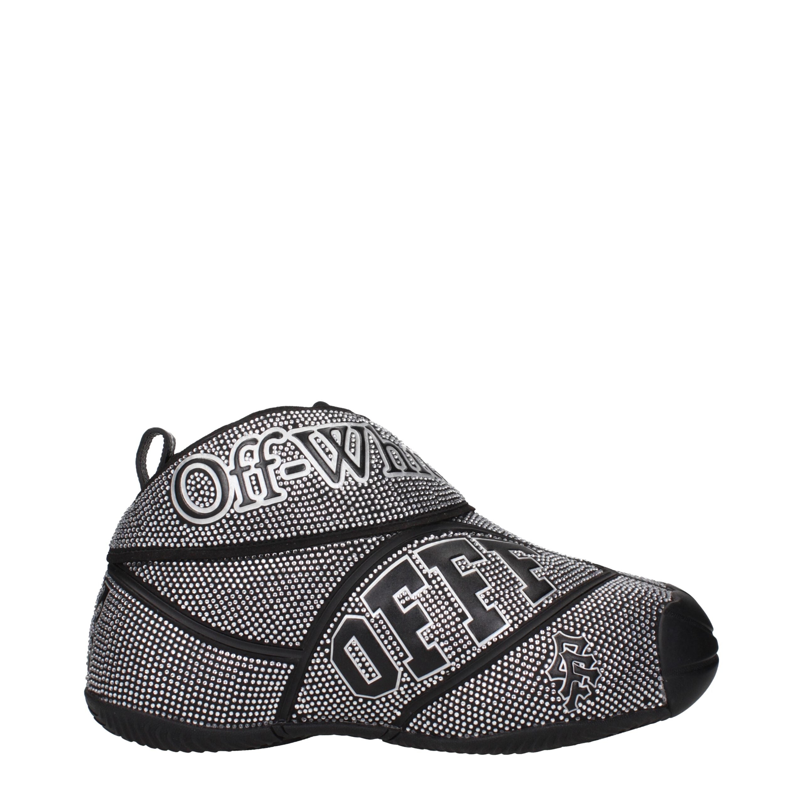 Schwarze Baumwoll-Sneaker