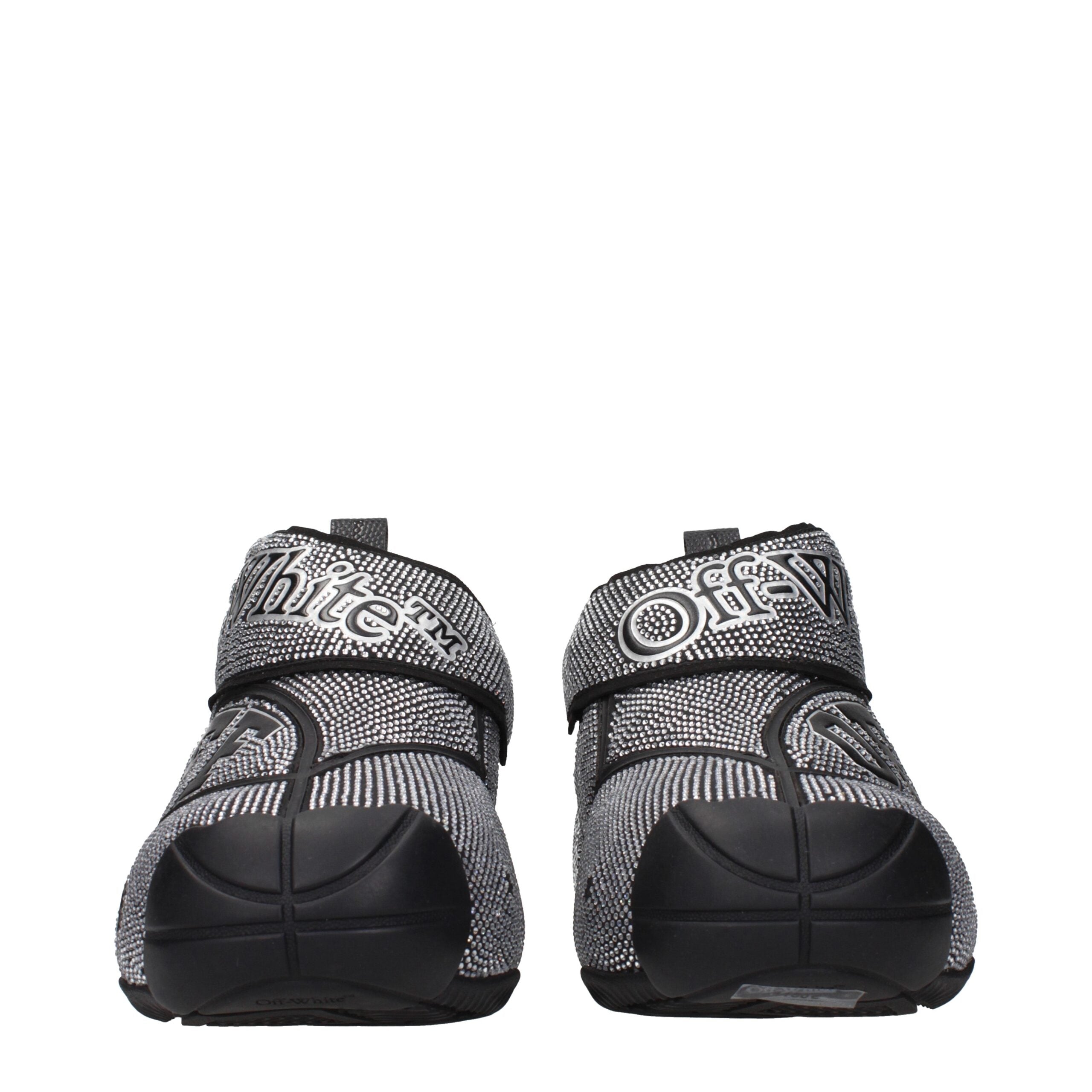 Schwarze Baumwoll-Sneaker