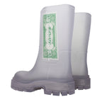 Stivaletti alla caviglia in PVC trasparente
