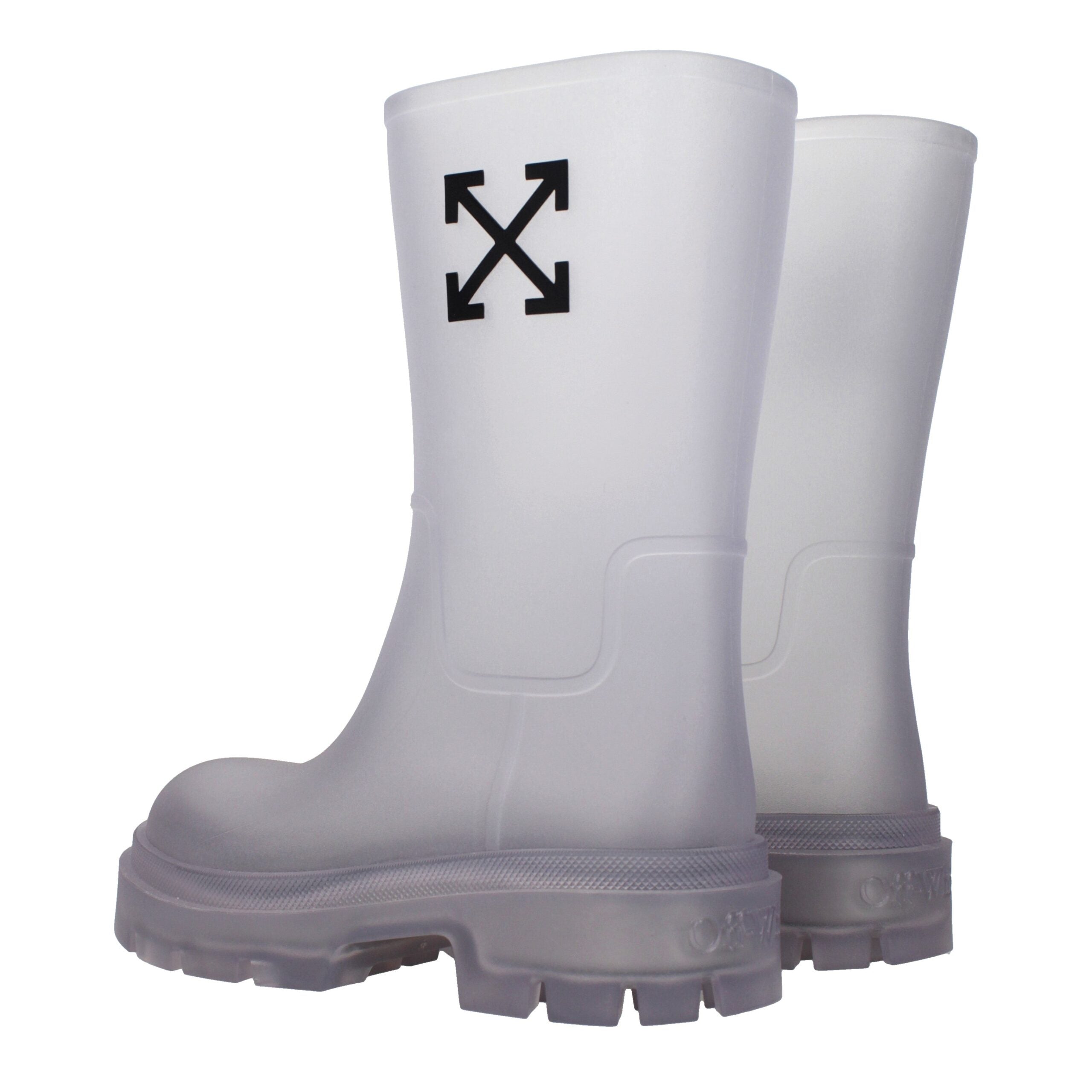 Transparente PVC-Stiefeletten