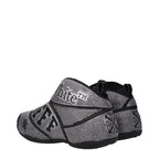 Schwarze Baumwoll-Sneaker