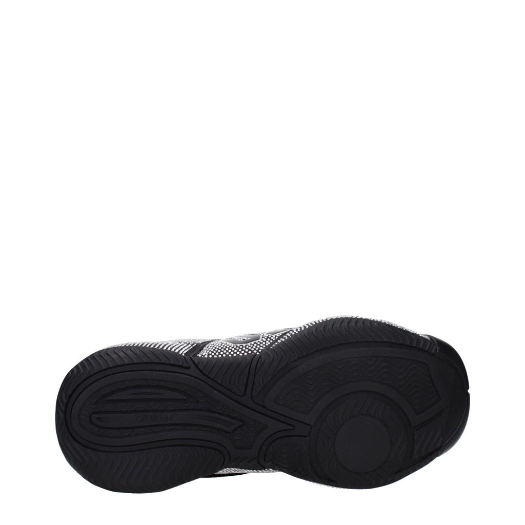 Schwarze Baumwoll-Sneaker