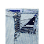 Blue Cotton Skinny Jeans