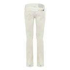 Blue Cotton Skinny Jeans