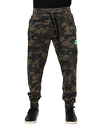 Herren-Jogginghose aus Baumwolle mit Camouflage-Muster