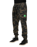 Herren-Jogginghose aus Baumwolle mit Camouflage-Muster