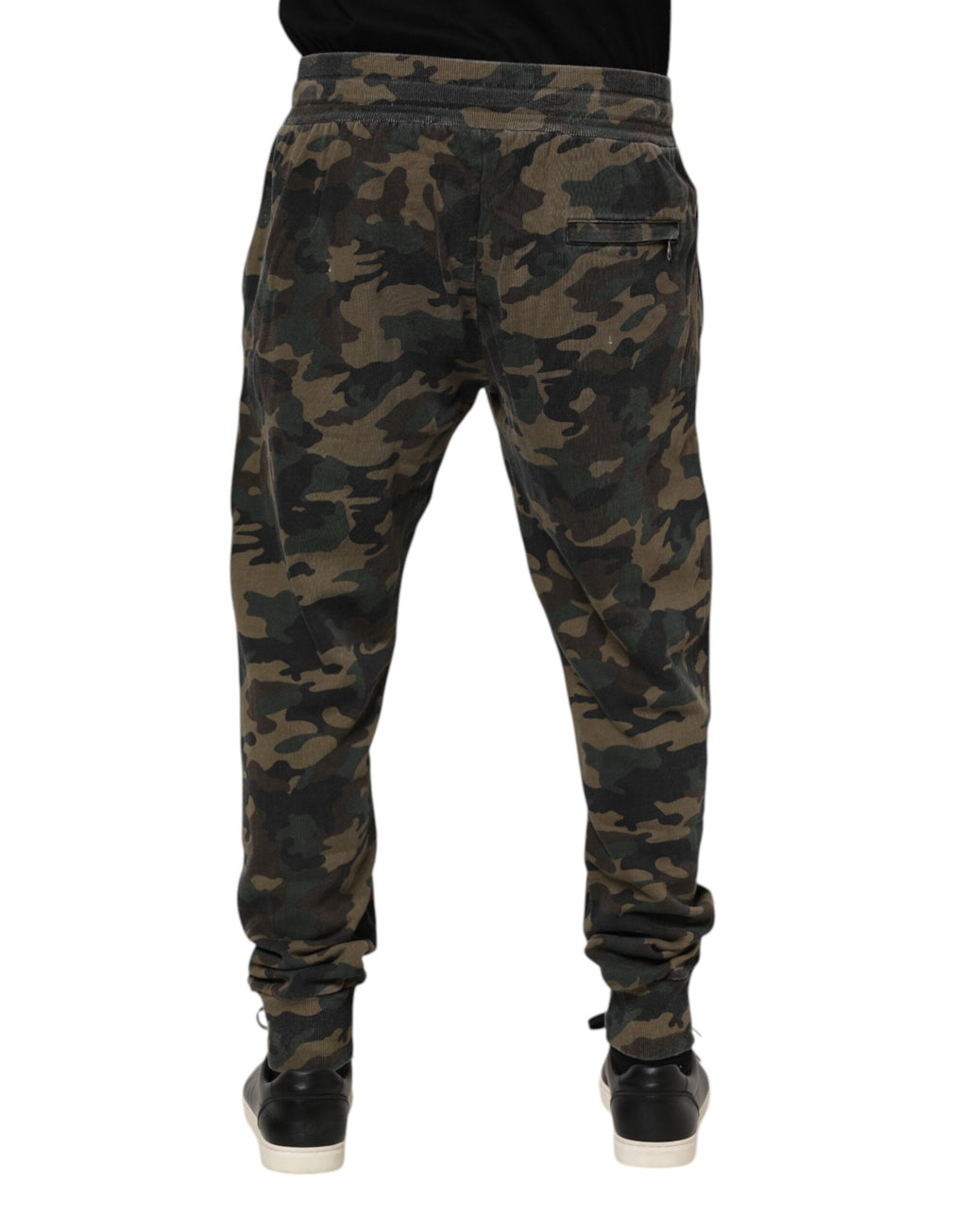 Herren-Jogginghose aus Baumwolle mit Camouflage-Muster